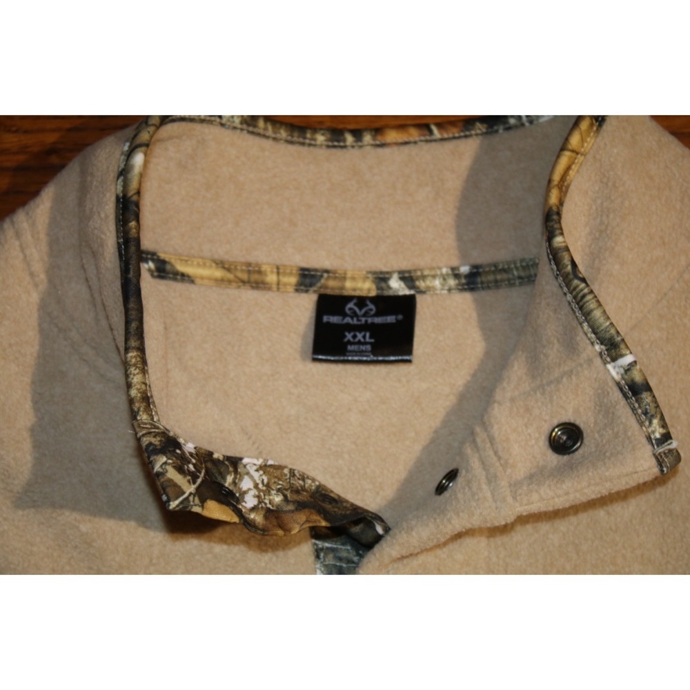 Realtree Fleece Pullover Mens Size XXL - Picture 3 of 4